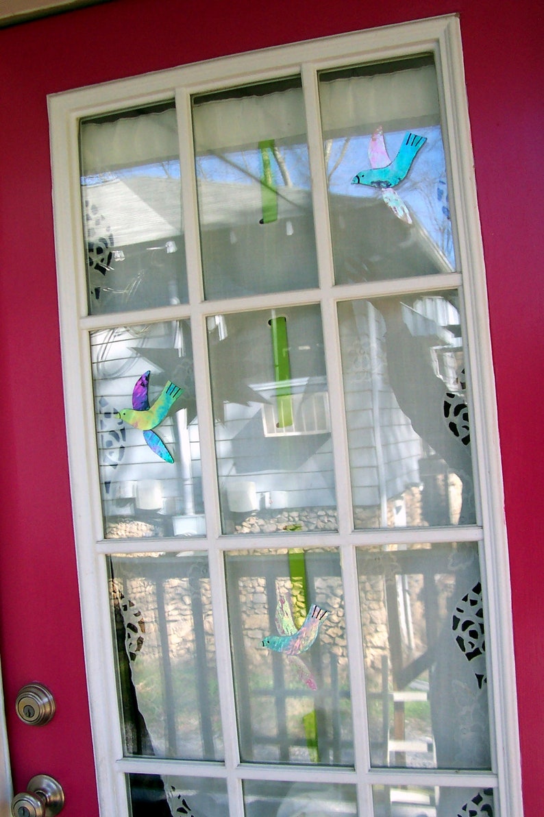 Bird Alert Window Protection Reflective Bird Repellent Bird Etsy 日本