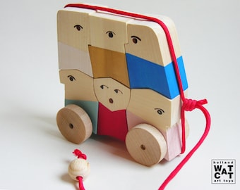 Rush Hour wooden puzzle toy