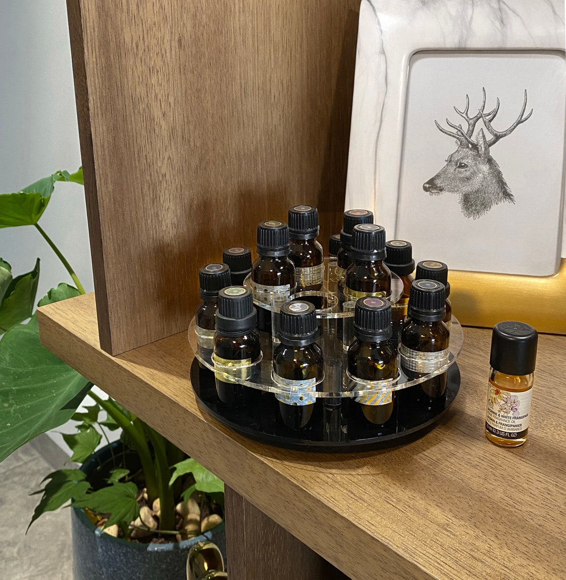 Rotating Essential Oil Display Rack for 15 Bottles Etsy