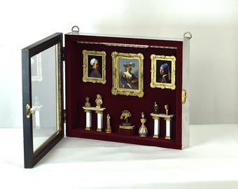 Display box, picture frame, statue, dollhouse decoration.DB-01