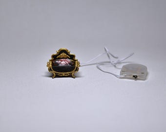 1/24 Scale Royal Fire Grate: Flickering LED Firewood Logs