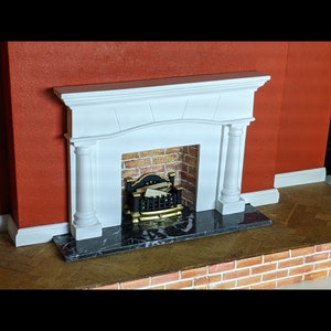 1/12th Fireplace mantel surround, hearth, firebox