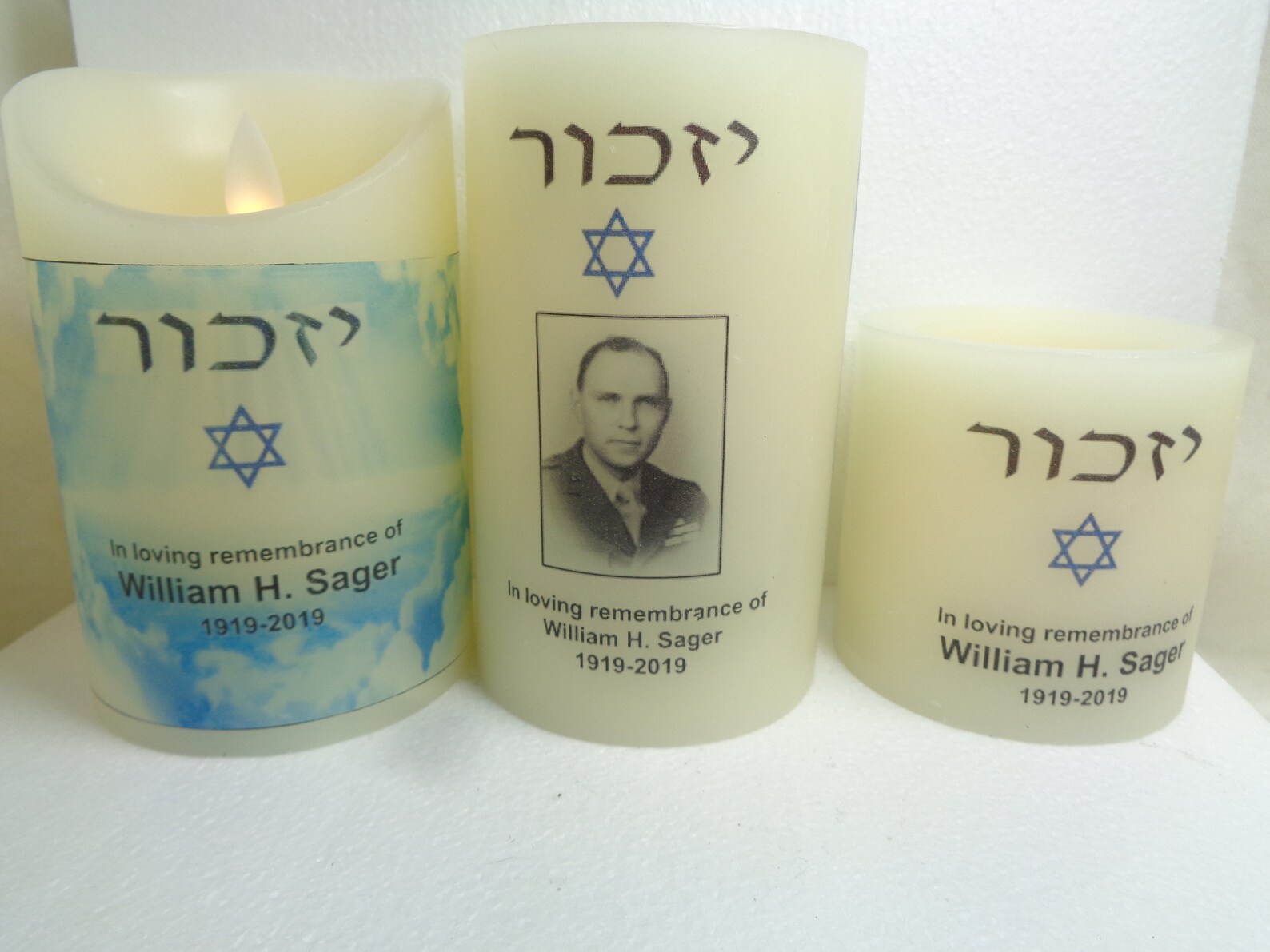 Ner Mitzvah 24-Hour Memorial Yahrzeit Candle – Yizkor, Yom Kippur, Ner Neshomah