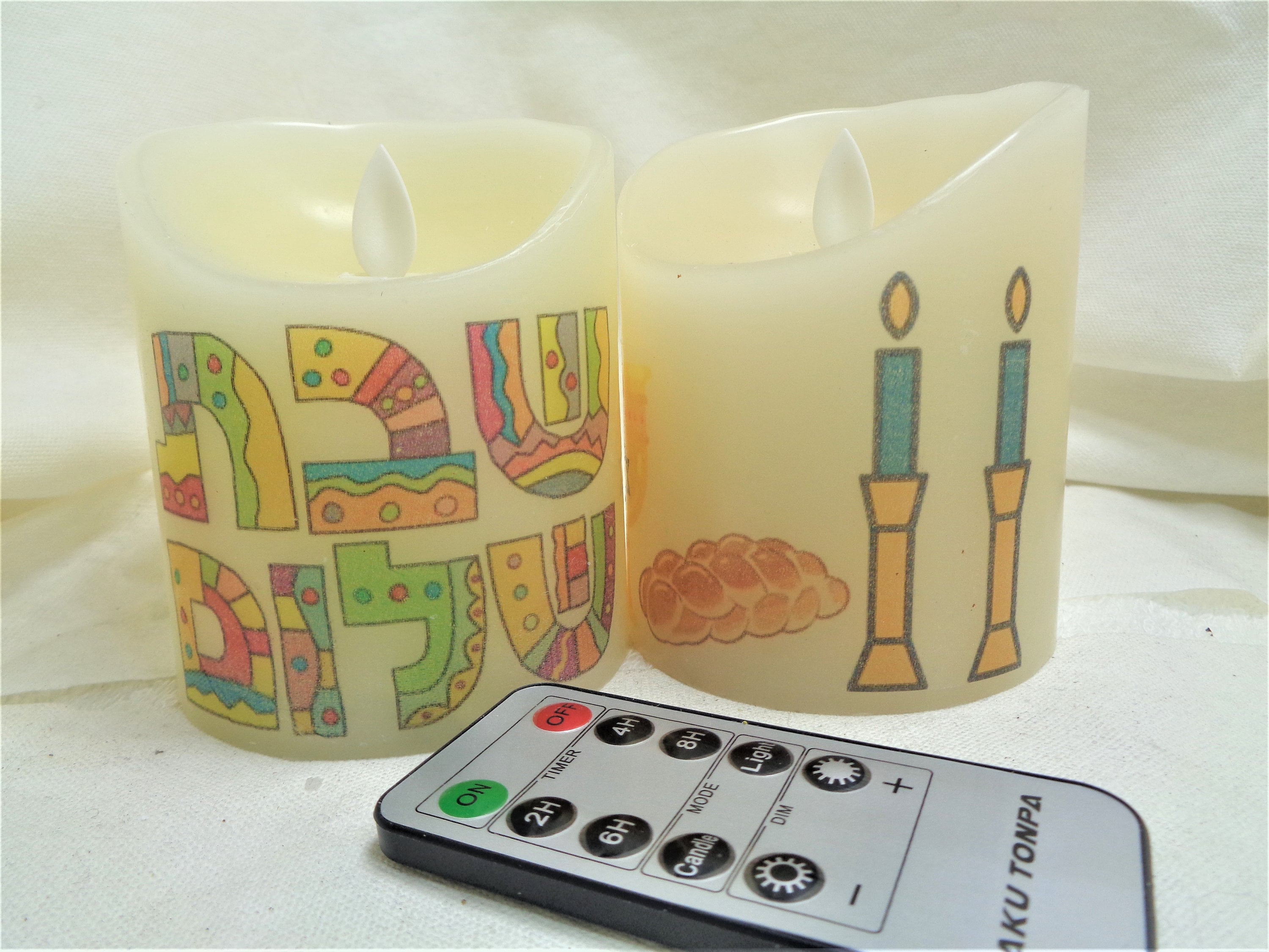 Electric Shabbat Candles