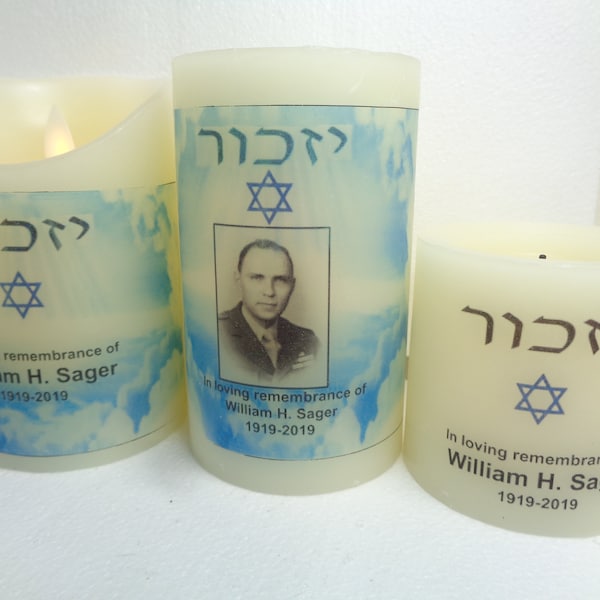 Yahrzeit Candle Etsy