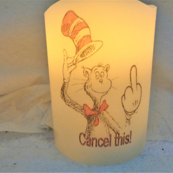 Dr. Seuss Birthday Candle - Etsy