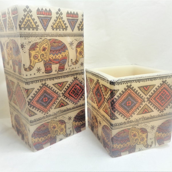 Elephant Candle Etsy