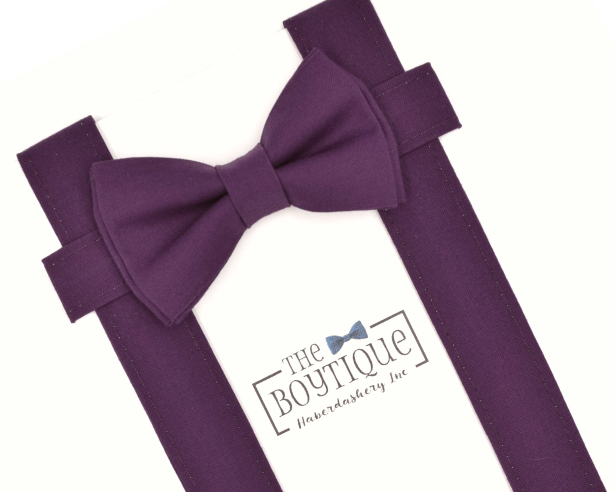 Plum Bow Tie and Suspenders Plum Suspenders Groomsman Etsy