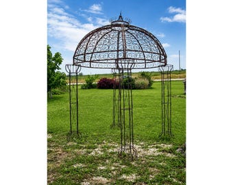 Jester Wrought Iron Garden Gazebo | Decorative Wedding Gazebo & Garden Focal Point