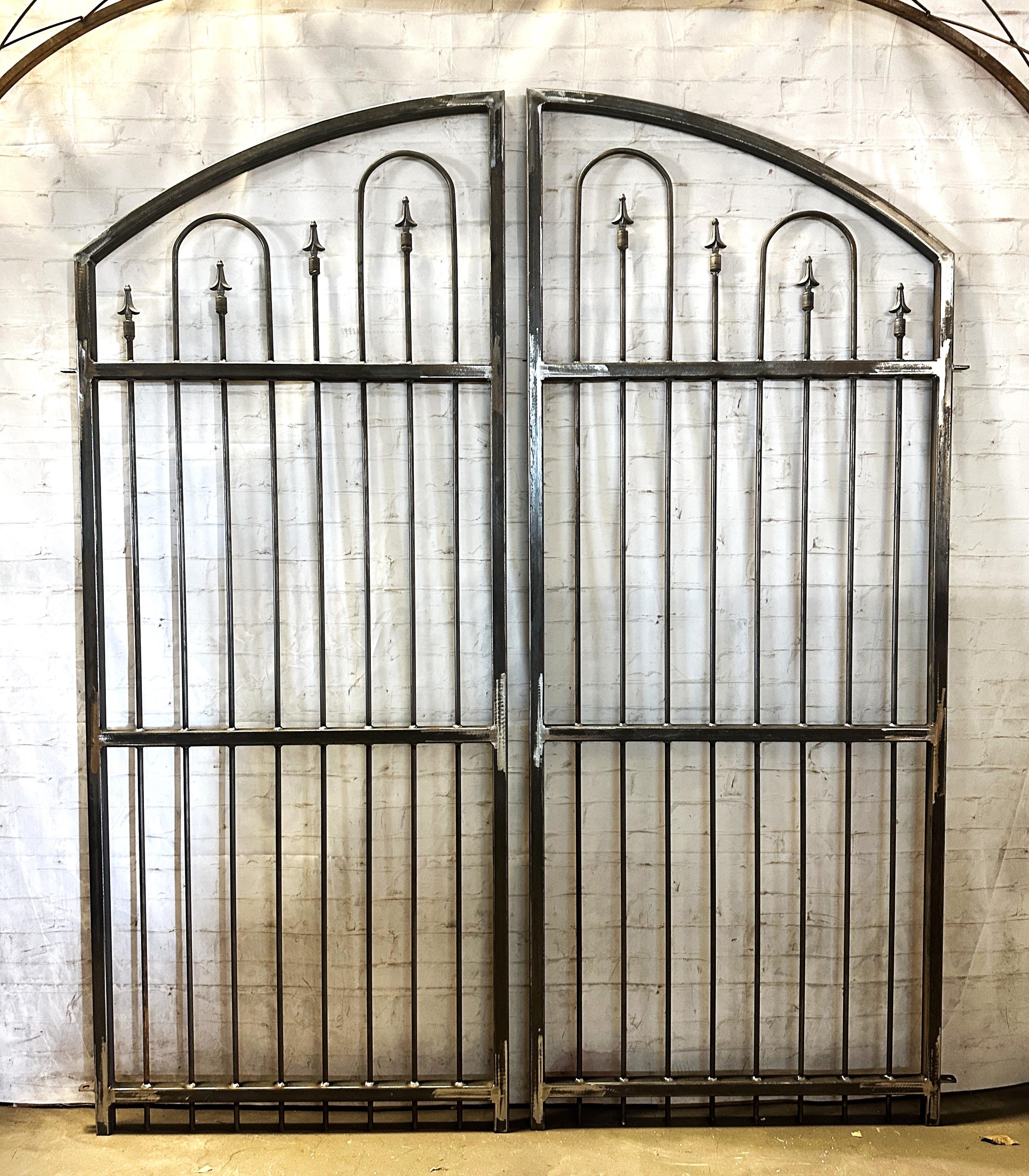 Fence,Gates＆Walls　建築　洋書　レア　希少　アンティーク Large Wrought Iron Entry Gate – Antique Style Landscape Fencing - Etsy