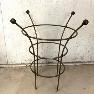 22&quot; Tall Sm Wrought Iron Bella Topiary Peony Support Tomato Cage Flower Trellis - Metal Plant Climber - Vegetable Garden Wire Stand