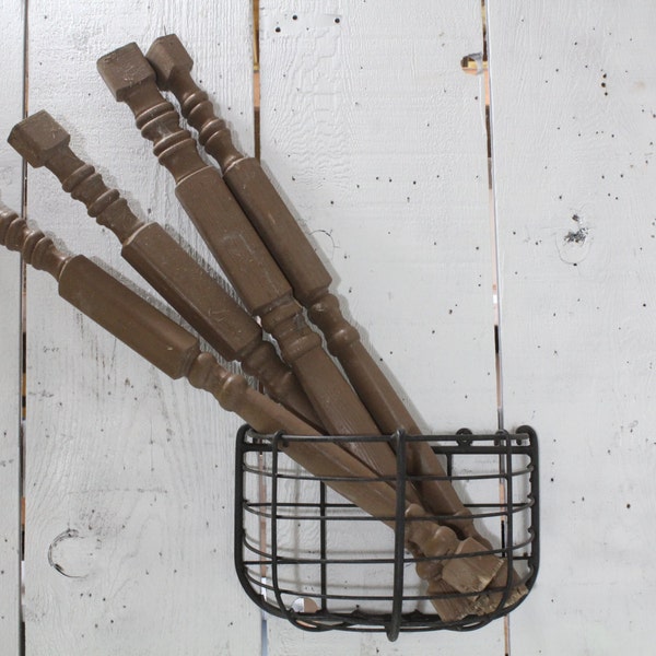 Wooden Railing Balusters and Posts Etsy