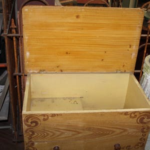 1880's Cottage Style Washstand Commode For Pitcher Bowl - Potty With Original Paint image 6