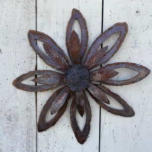 Med Hanging  Metal Flower- Wall Art - Decorative  Petals