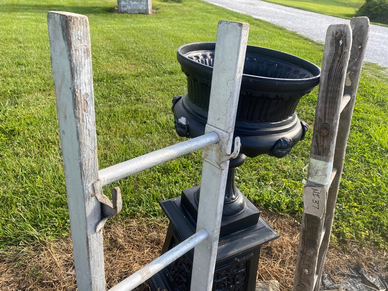 Tall 4 Round Rung Antique Wooden Ladders Choose Right or Etsy