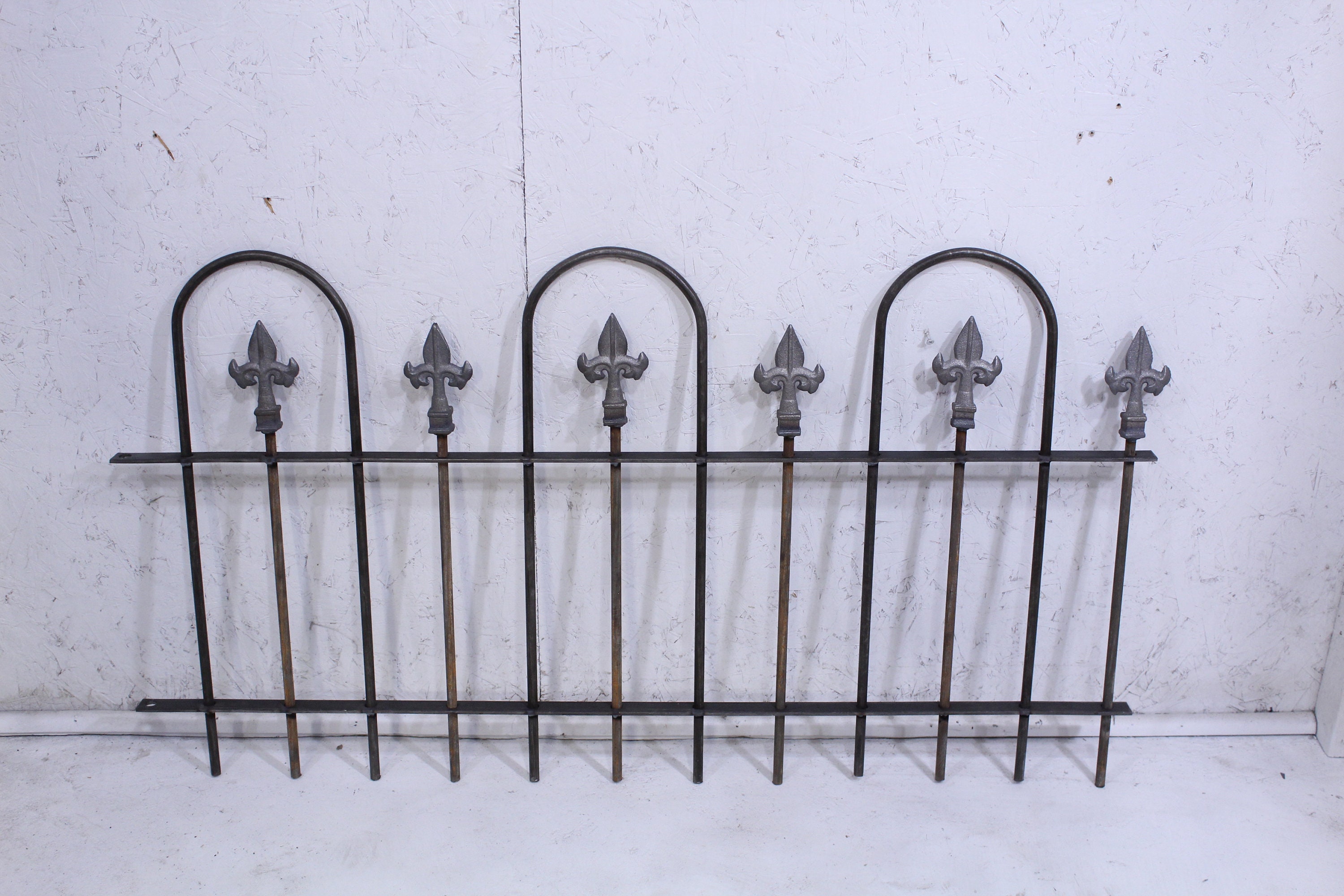 Old World Cast Iron Final Style Border Fence Wrought Border Fence Wrought Iron, Wrought Iron Garden Edging Australia