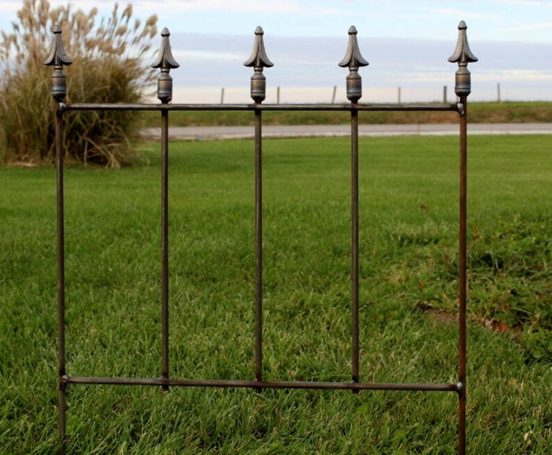 Wrought Iron New Orleans Fence Garden Border or Trellis for | Etsy