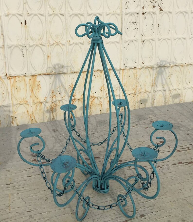 Wrought Iron Candle Chandelier Lighting Master Celian Etsy