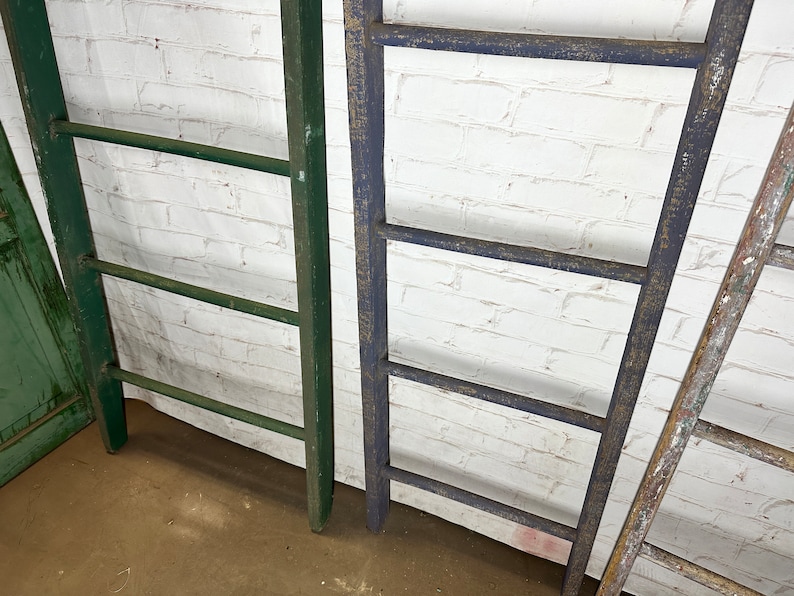 Choose From - Rustic Antique 6 Rung Ladders - Original Old Vintage ...