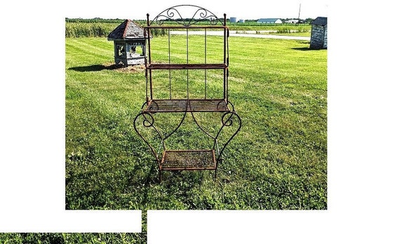 Big lots bakers rack plant stand shop