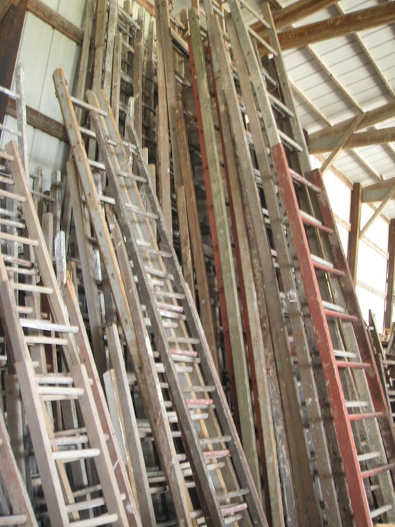Wooden ladders for sale deals