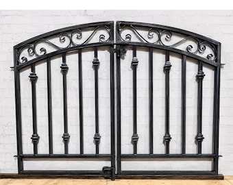 Wrought Iron Gate - USA Made 36" Tall X 54" Wide Center Divide Delaware