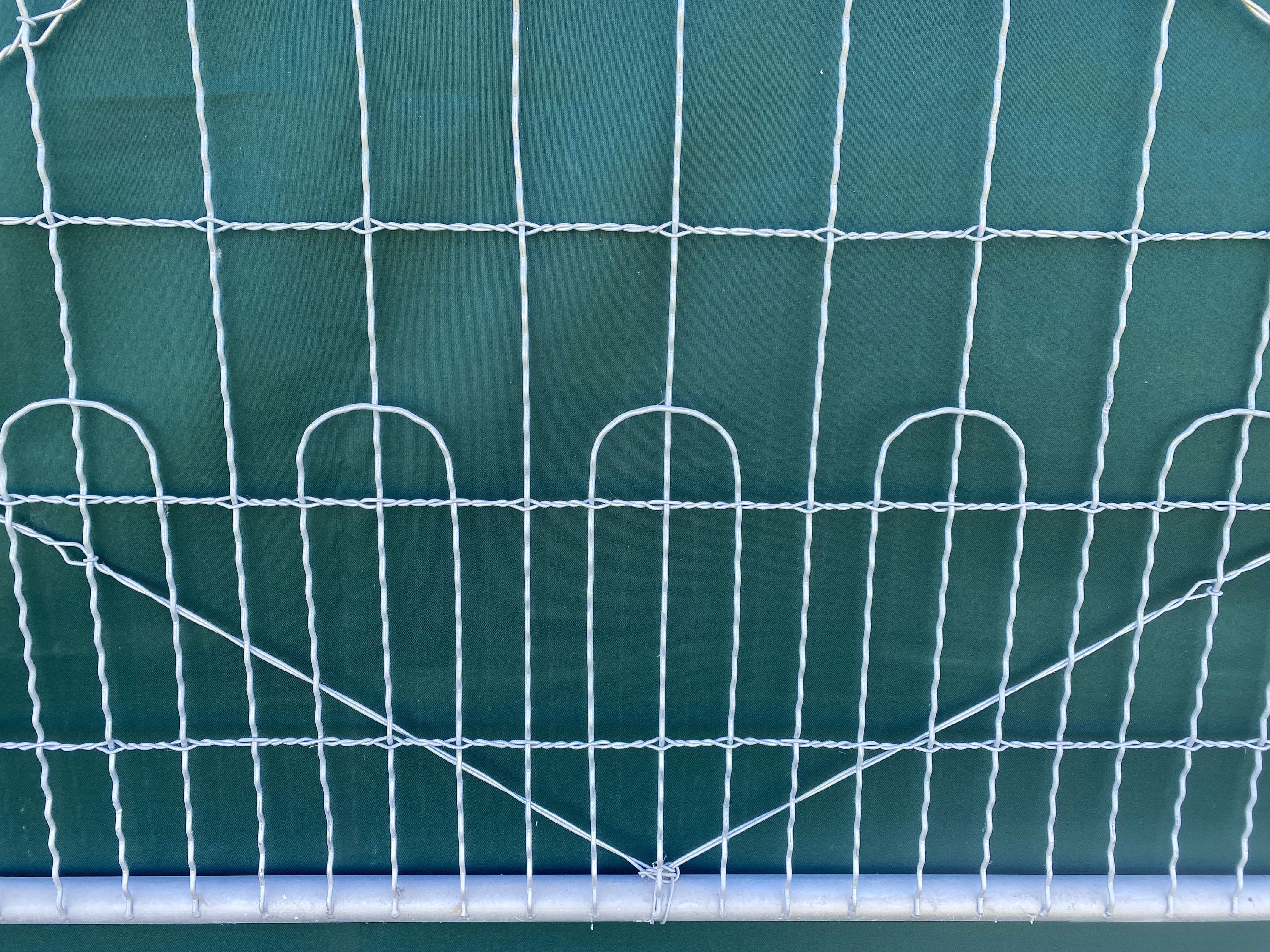3't X 4'w Galvanized Loop Woven Wire Old Fashioned Yard Gate