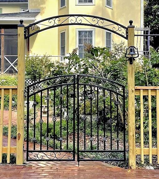 Metal 4't X 5'w Gate - Antique Style Custom Center Divide Donovan