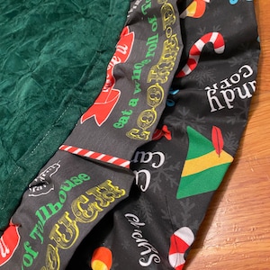 Buddy Elf Ruffled Christmas Tree Skirt, Velvet Christmas Tree Skirt, Syrup, Candy SALE
