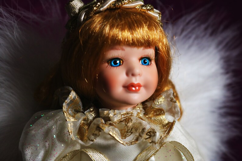 Haunted Doll: Lavanli, Pocket Archangel Spirit, Pure White Magick, Take Her Anywhere, Have Angelic Protection Anywhere You Go, Cleansing image 2