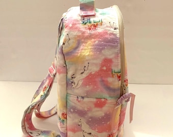 Sac à dos licorne et arc-en-ciel