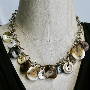 Diy chanel button necklace deals
