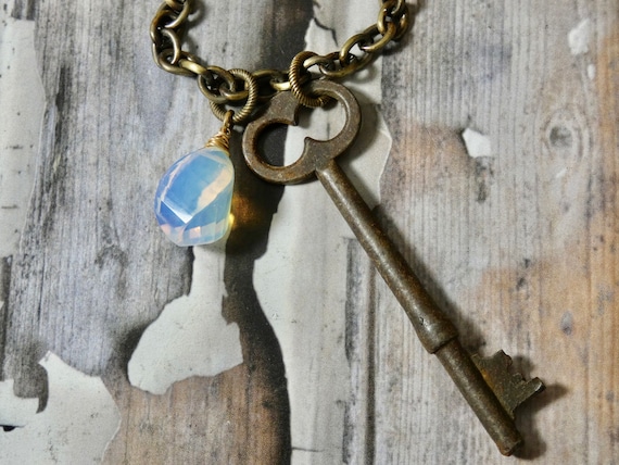 Skeleton Key Pendant - image 1