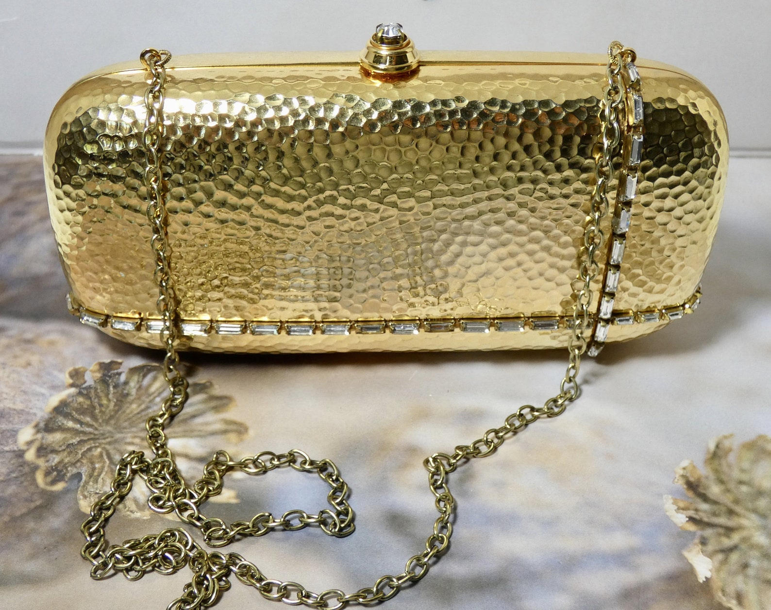 Vintage Gold Metal Purse Etsy