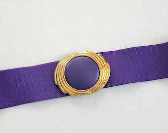1980s Purple Chunky Belt: Retro Valentine Accessory - Etsy display picture 1
