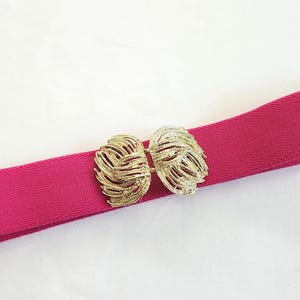 80s Pink Waist Belt - Etsy display picture 1