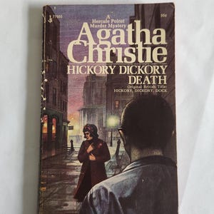 Hickory, Dickory, Death by Agatha Christie --- Vintage Classic Murder Mystery Suspense Thriller Novel --- Retro Poirot Detective Crime Book