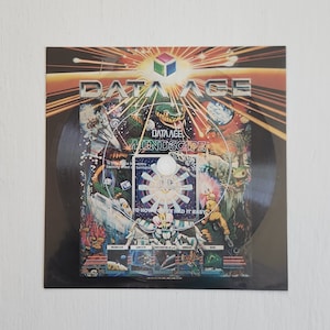 Vintage Data Age Mindscape Atari Video Games Promotional Flexible Record --- Retro 1980s Super Rare Vinyl Music Video Game Collectible