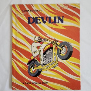 Hanna-Barbera&#39;s Devlin by Kathleen N. Daly - Illustrated by Jim Carleton --- Vintage 1970s Hanna Barbera Cartoon Network Children&#39;s Book