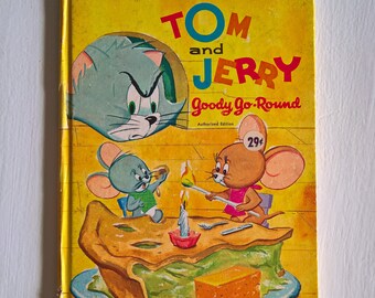 Tom And Jerry Goody Go Round By Dee Francis Illustrated Allan Hubbard Al Anderson Vintage Cartoon Network Childrens Picture Book