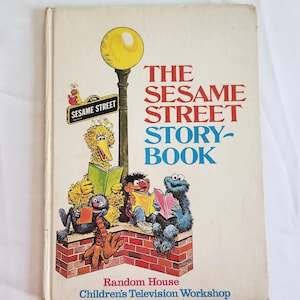 The Sesame Street Storybook - Stories and Verse Based on the Show - Vintage 1970s Jim Henson Muppets Children&#39;s Book --- Baby Toddler Gifts