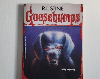 The Barking Ghost by R. L. Stine --- Vintage 1990s Goosebumps #32 Novel --- Retro 90s Kids Book Spooky Halloween Scary Story Werewolf Horror