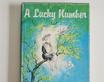 A Lucky Number by Vera Henry - Illustrated by Vasiliu --- Vintage 1950s Humorous Family Short Stories --- Retro Novel Light Hearted Book