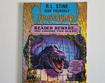 Escape from the Carnival of Horrors by R. L. Stine -- Vintage 1990s Give Yourself Goosebumps #1 Book - Choose Your Own Adventure Scary Story