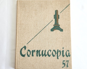 Cornucopia 1957 - National Agricultural College Yearbook - Vintage 1950s Delaware Valley University Doylestown Pennsylvania Student Book