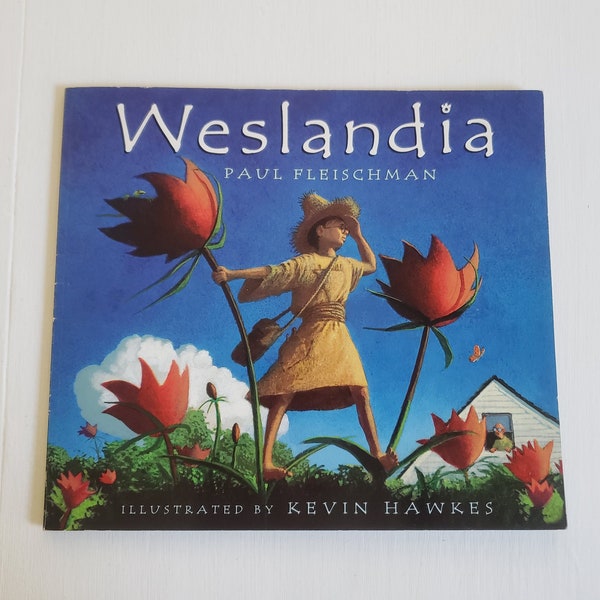 Weslandia by Paul Fleischman - Illustrated by Kevin Hawkes --- Vintage 1990s 2000s Fantasy Imagination Children's Book --- Be Yourself Story