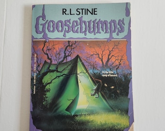 Welcome to Camp Nightmare by R. L. Stine --- Vintage 1990s Goosebumps #9 Novel --- Retro 90s Kids Book Spooky Monster Scary Summer Story