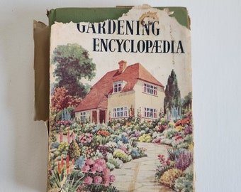 The Home Gardening Encyclopedia --- Vintage Philosophical Library Backyard Horticulture Floriculture Guide --- Retro Gardener Guide Book