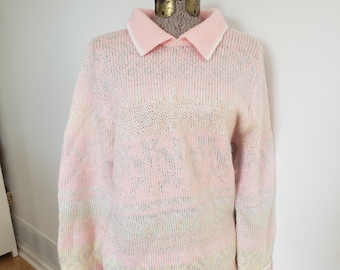 pink pastel sweater