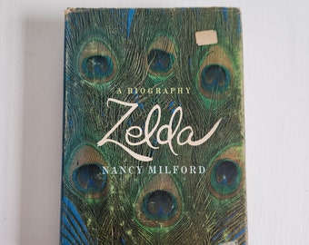 Zelda by Nancy Milford -- Vintage 1920s Fitzgerald Biography -- Retro Nonfiction Novel Library Home Decor -- Women's History True Story Book